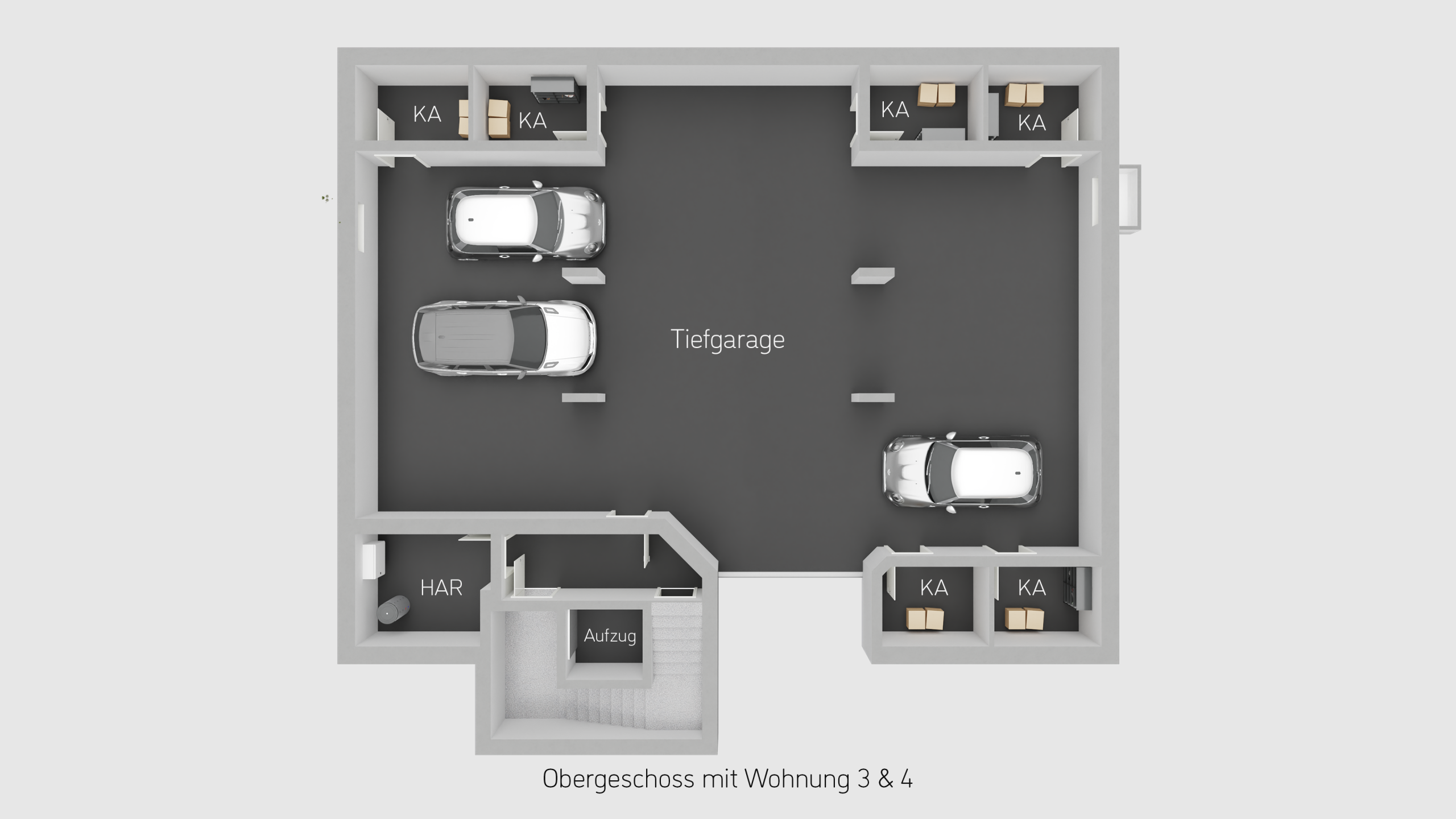 Tiefgarage - Barrierefreie Neubau- 2- Zimmer Wohnung in Witten-Heven zu vermietenn