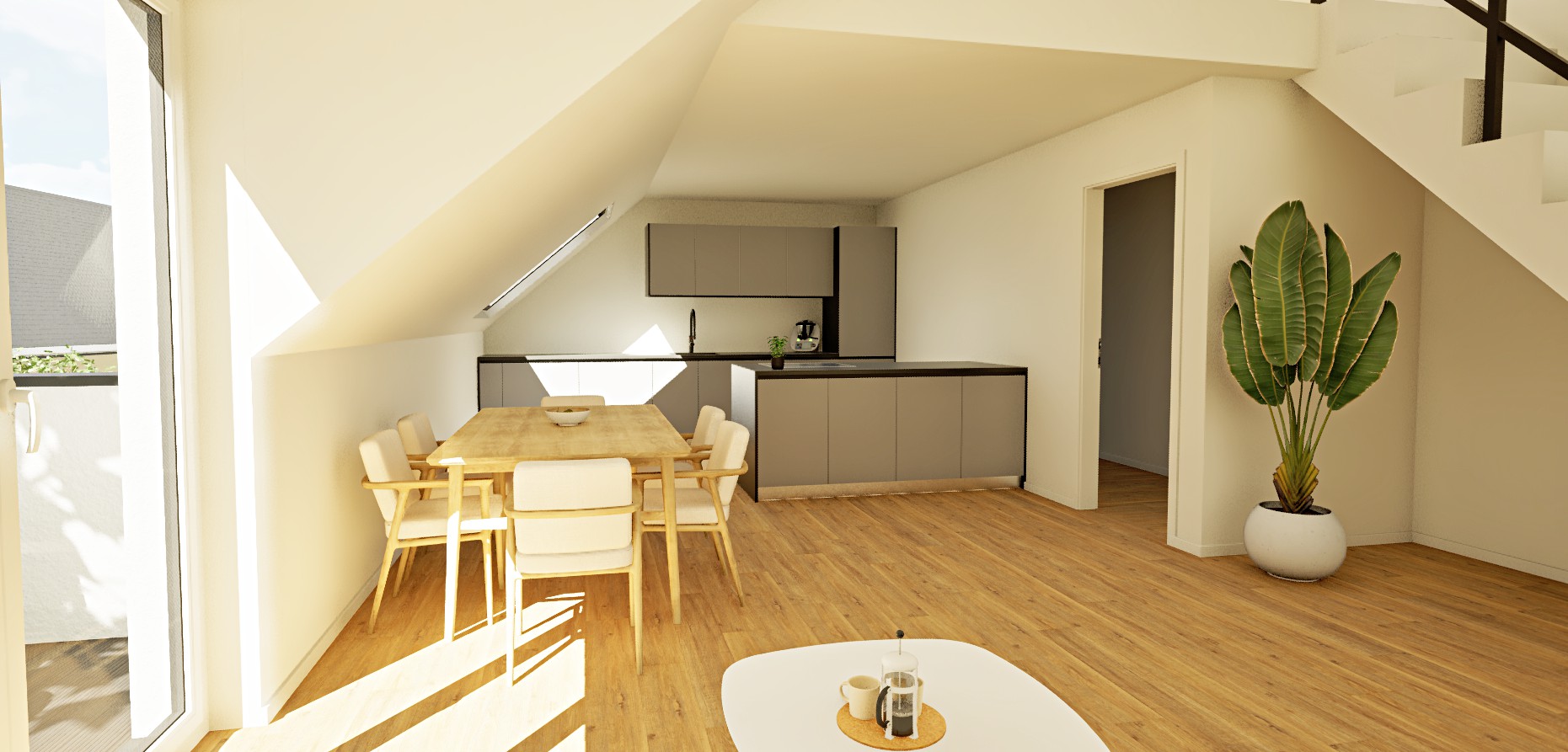 Esszimmer/Küche - Erstklassiges MFH mit attraktiven Vorteilen für Kapitalanleger!
