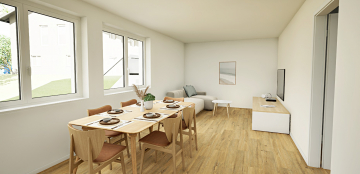 Ess/Wohnzimmer - Erstklassiges MFH mit attraktiven Vorteilen für Kapitalanleger!