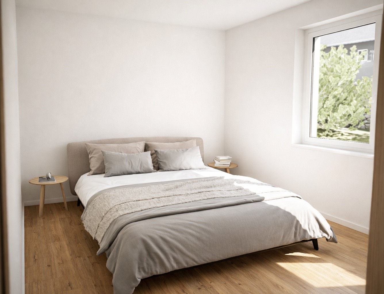 Schlafzimmer - Großzügige 4-Zimmer-Neubauwohnung mit hohem Wohnkomfort und Barrierefrei!