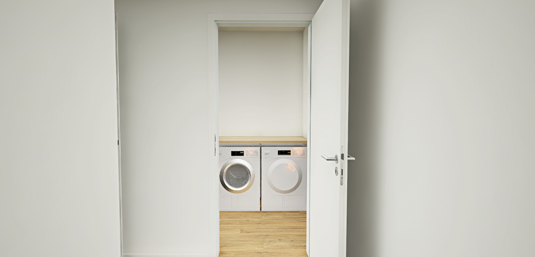 Hauswirtschaft - Großzügige 4-Zimmer-Neubauwohnung mit hohem Wohnkomfort und Barrierefrei!