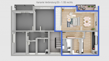 Variante_Verbindung_Whg-EG_rechts_1OG_rechts - Erfolgreich Verkauft bei Interesse an Kauf o. Vermarktung bitte melden